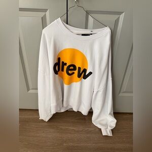 Drew House XL/XXL White Sweatshirt. 💕⚡️